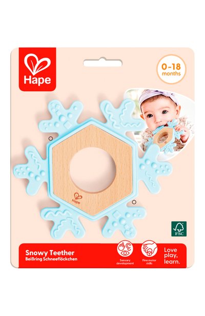 Развивающая игрушка-прорезыватель снежинка HAPE, арт. E0122_HP