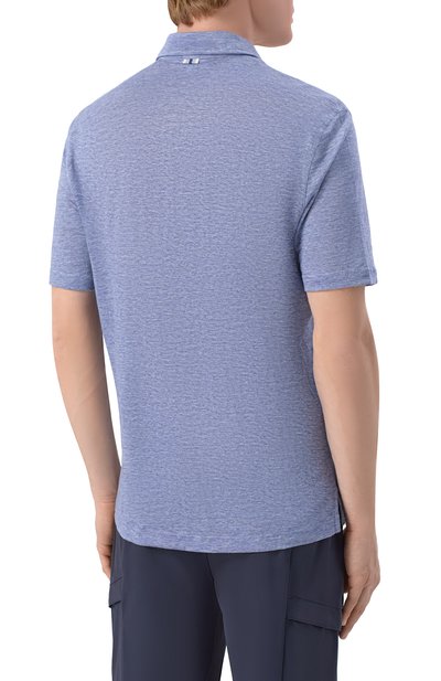 Льняное поло FEDELI, арт. TU000242/LIN0 JERSEY MELANGE, фото 4