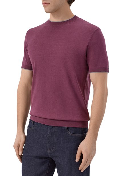 Джемпер из шелка и хлопка CORNELIANI, арт. 27M550/2725131, фото 3