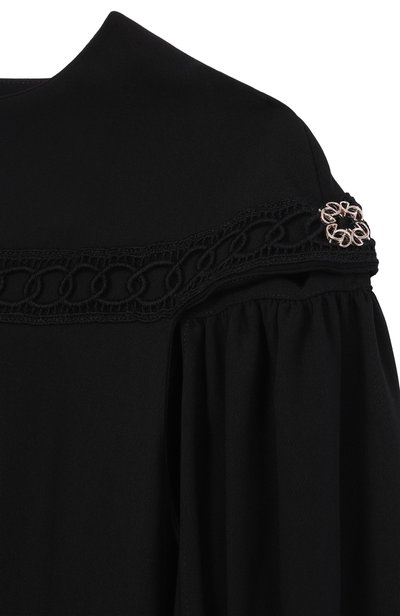 Платье ELIE SAAB JUNIOR черного цвета по цене 79950 руб., арт. EFAB126 ML/TS1036_001, фото 3 Платье ELIE SAAB JUNIOR, арт. EFAB126 ML/TS1036_001, фото 3