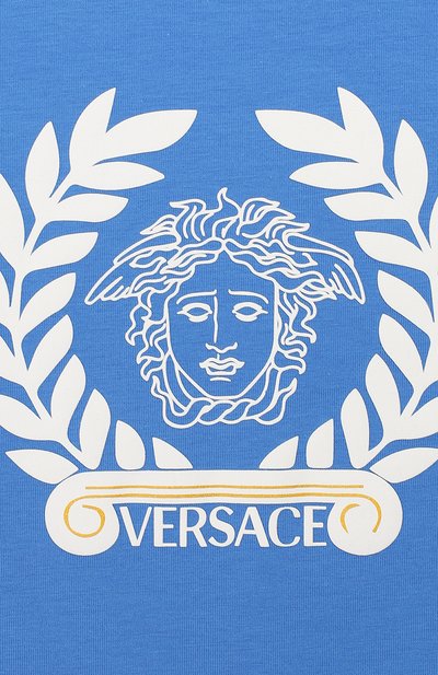 Хлопковая футболка VERSACE, арт. YB000145/YA00019, фото 3