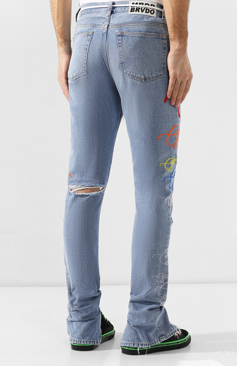 Джинсы OFF-WHITE, арт. 0MYA035S193860407188, фото 4