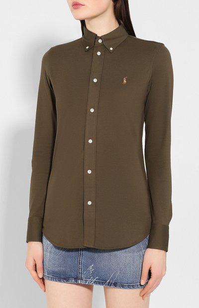 Хлопковая рубашка POLO RALPH LAUREN, арт. 211664427, фото 3