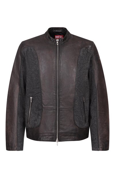 Мужская кожаная куртка DIESEL, арт. A21119/0GSBK