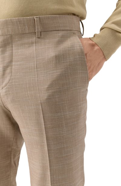 Брюки из шерсти и хлопка BOSS, арт. 50535685, фото 5