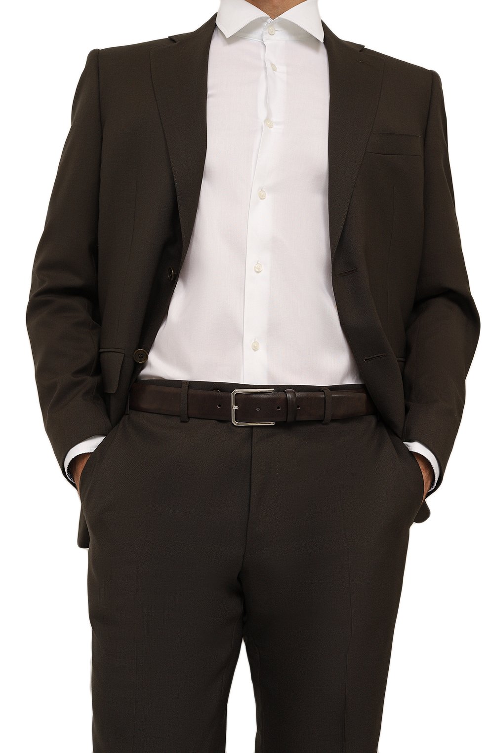 Кожаный ремень SANTONI, арт. CM35VS003B91ESH9T53, фото 2