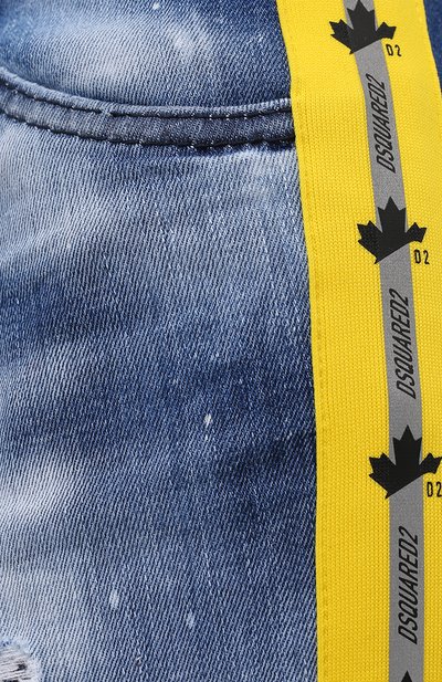 Джинсы DSQUARED2 темно-синего цвета по цене 62300 руб., арт. S75LB0461/S30342, фото 5 Джинсы DSQUARED2, арт. S75LB0461/S30342, фото 5