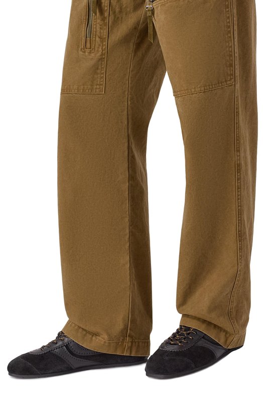 Замшевые кеды Dries Van Noten 252-011722-126 Чёрный  252-011722-126 Фото 2