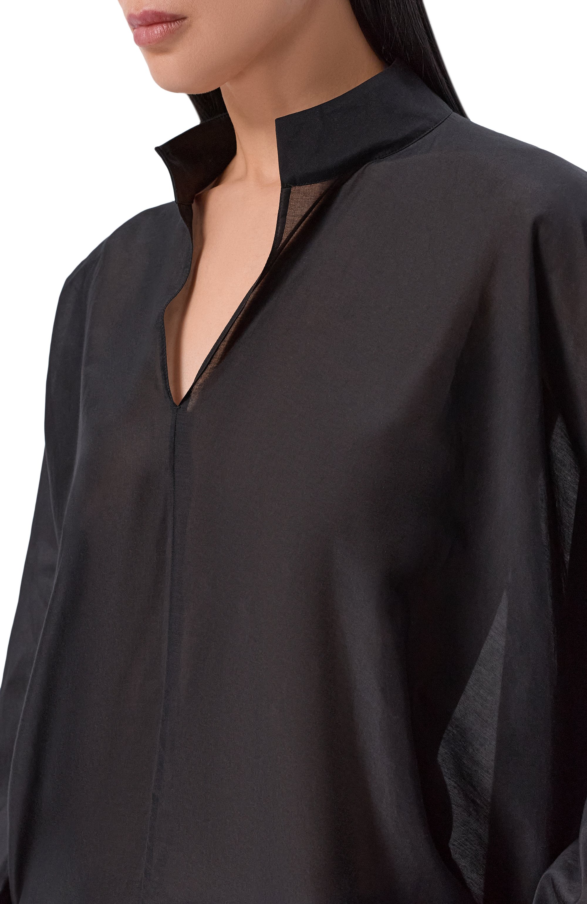 Блузка из хлопка и шелка 12 STOREEZ, арт. 137122, фото 5