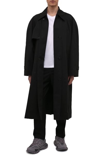 Комбинированные кроссовки track BALENCIAGA темно-серого цвета по цене 99500 руб., арт. 542023/W3FE3, фото 2 Комбинированные кроссовки track BALENCIAGA, арт. 542023/W3FE3, фото 2