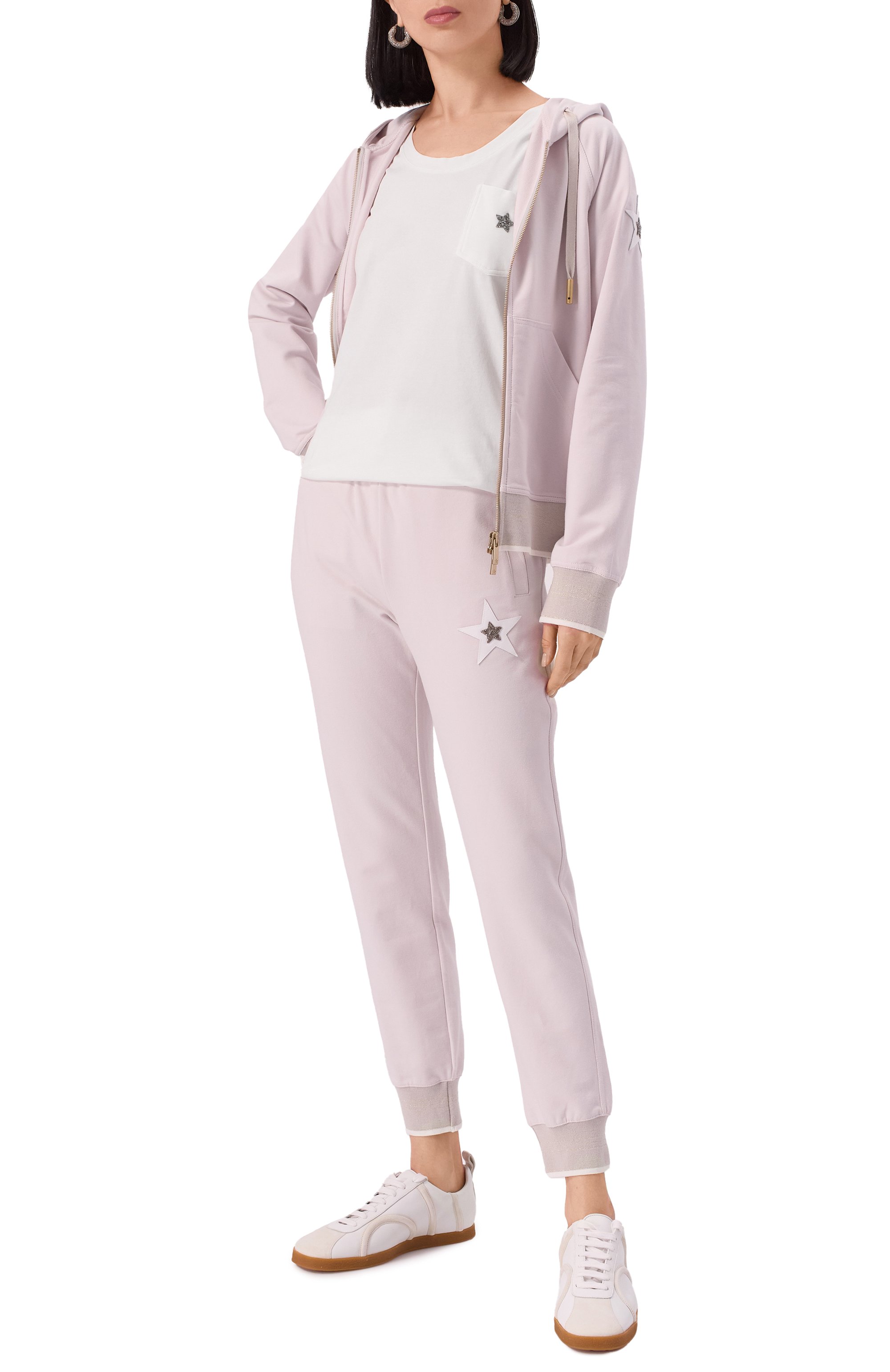 Хлопковый топ LORENA ANTONIAZZI белого цвета по цене 17550 руб., арт. TS21/9999, фото 2 Хлопковый топ LORENA ANTONIAZZI, арт. TS21/9999, фото 2