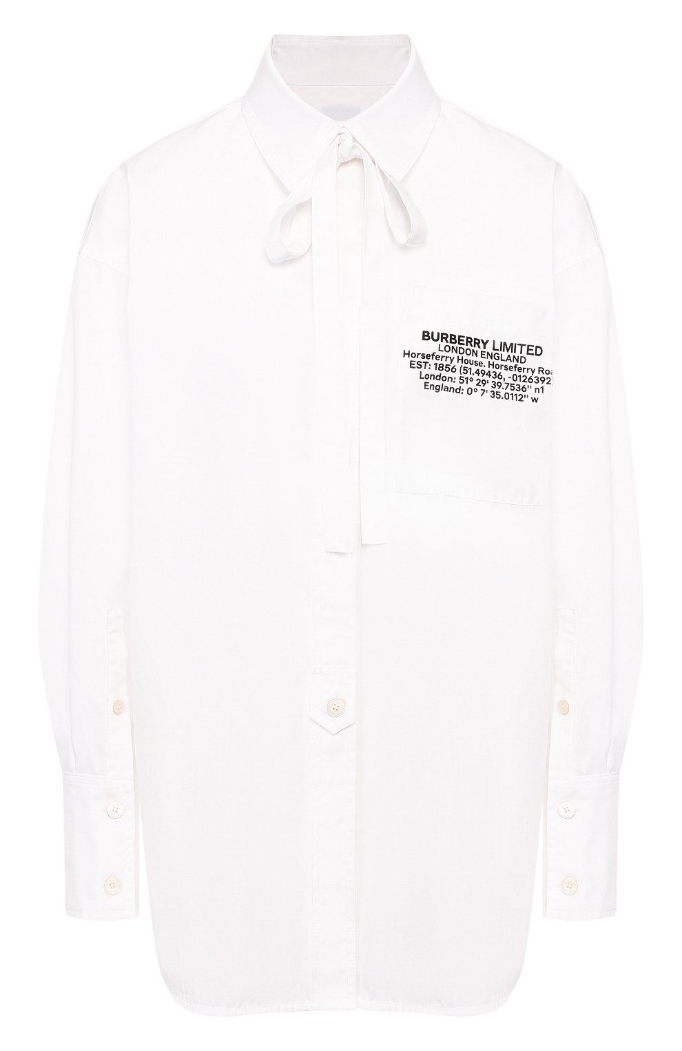 Хлопковая рубаш ка BURBERRY, арт. 8025901, фото 1