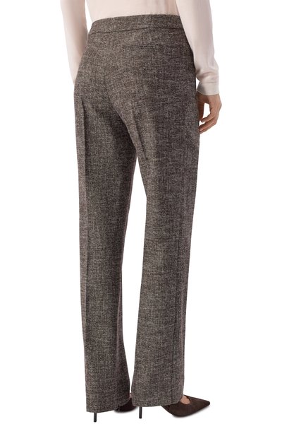 Брюки PINKO коричневого цвета по цене 22300 руб., арт. 105634/A2SK, фото 4 Брюки PINKO, арт. 105634/A2SK, фото 4