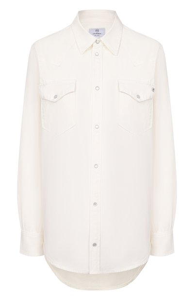 Женская джинсовая рубашка AG ADRIANO GOLDSCHMIED, арт. W0214-109/NI0KI-SHRUNKEN WESTERN SHIRT