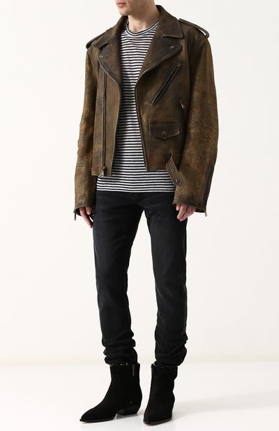 Кожаная косуха с поясом RALPH LAUREN, арт. 790692704, фото 2