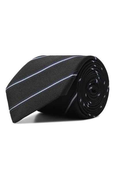 Мужской галстук из шелка и хлопка GIORGIO ARMANI, арт. GM000800/TE16570