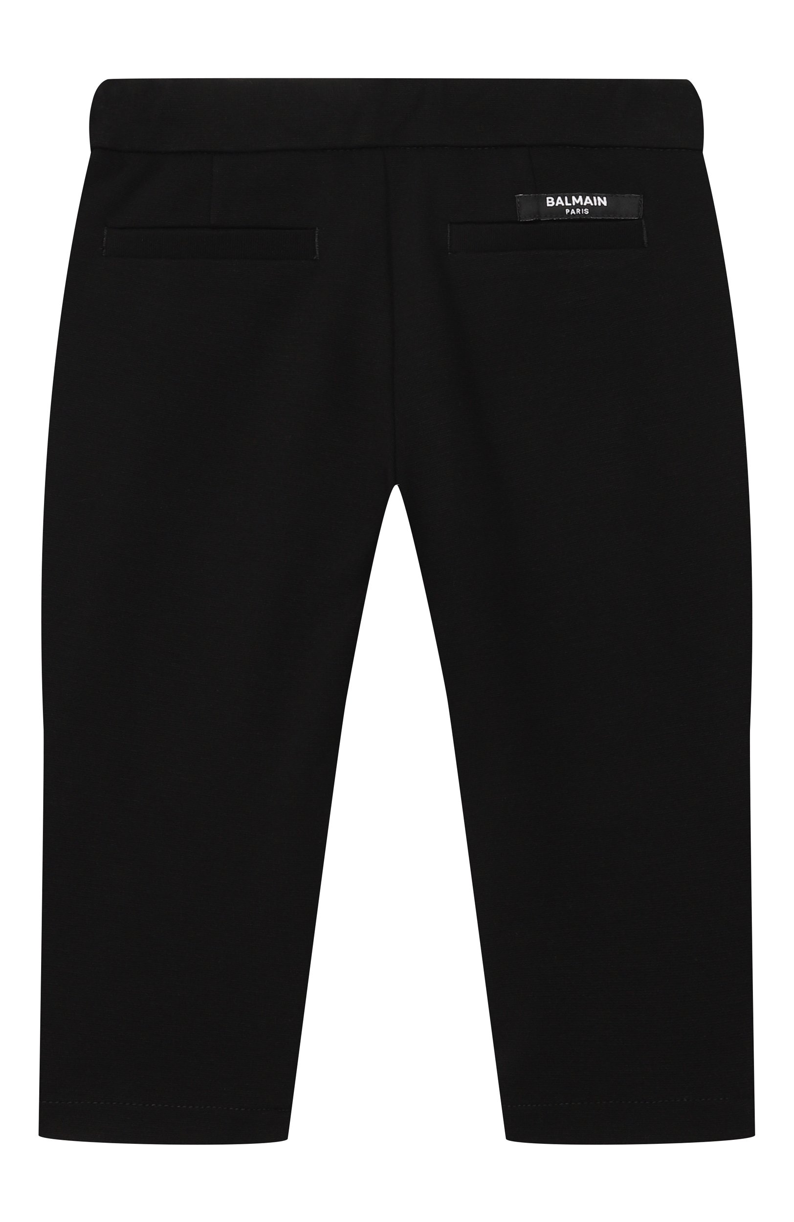Брюки из вискозы BALMAIN черного цвета по цене 29750 руб., арт. BY6710, фото 2 Брюки из вискозы BALMAIN, арт. BY6710, фото 2