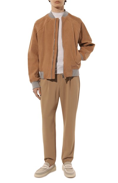 Замшевый бомбер BOSS, арт. 50485069, фото 2