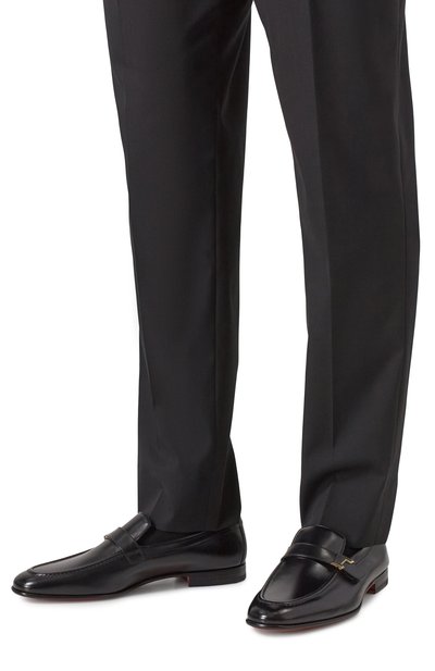 Кожаные лоферы carlos SANTONI, арт. MCNG19004LA3SNTG, фото 3