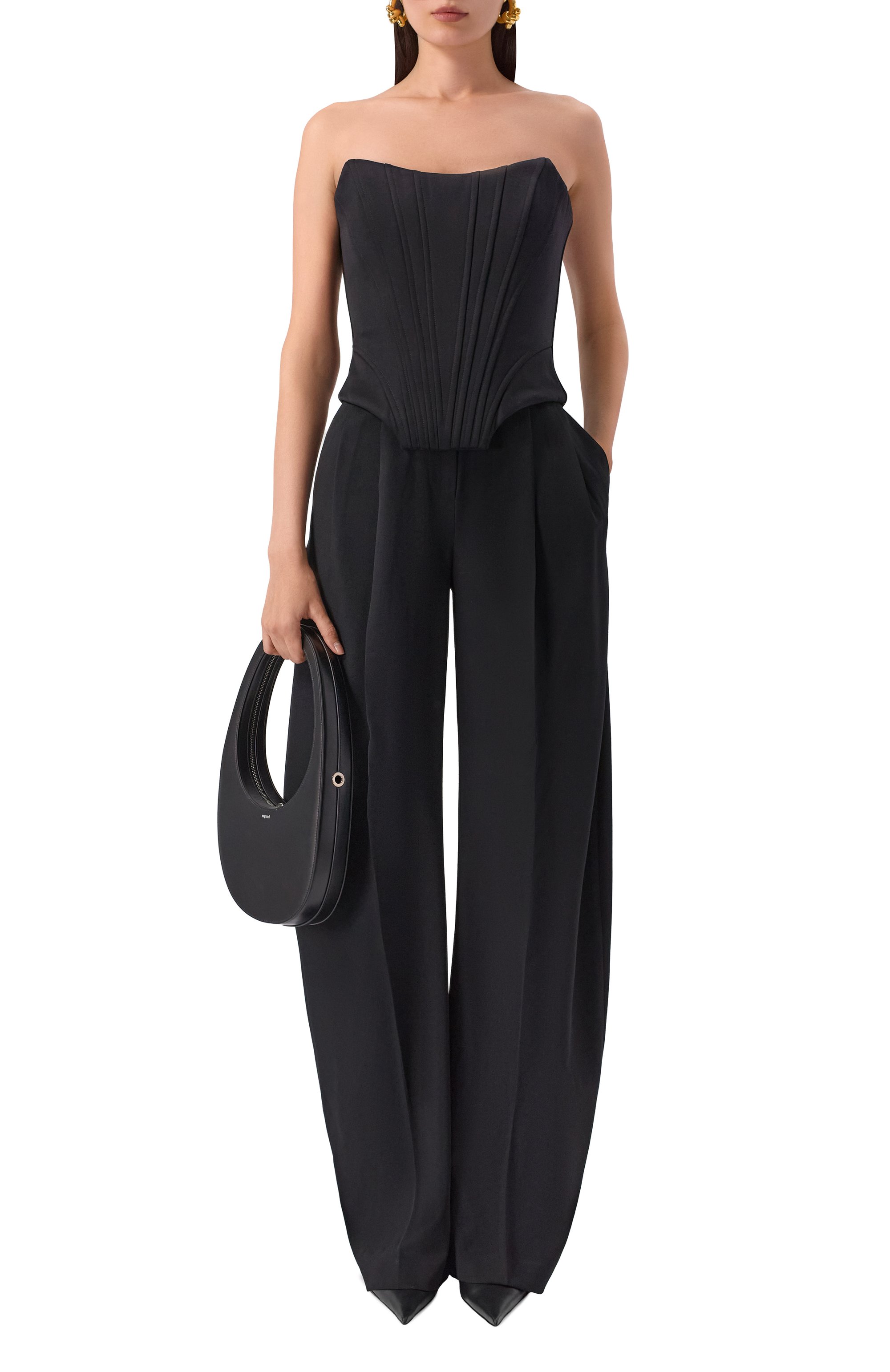 Шерстяные брюки THE ATTICO, арт. 251WCP00102/WWW065AA, фото 2