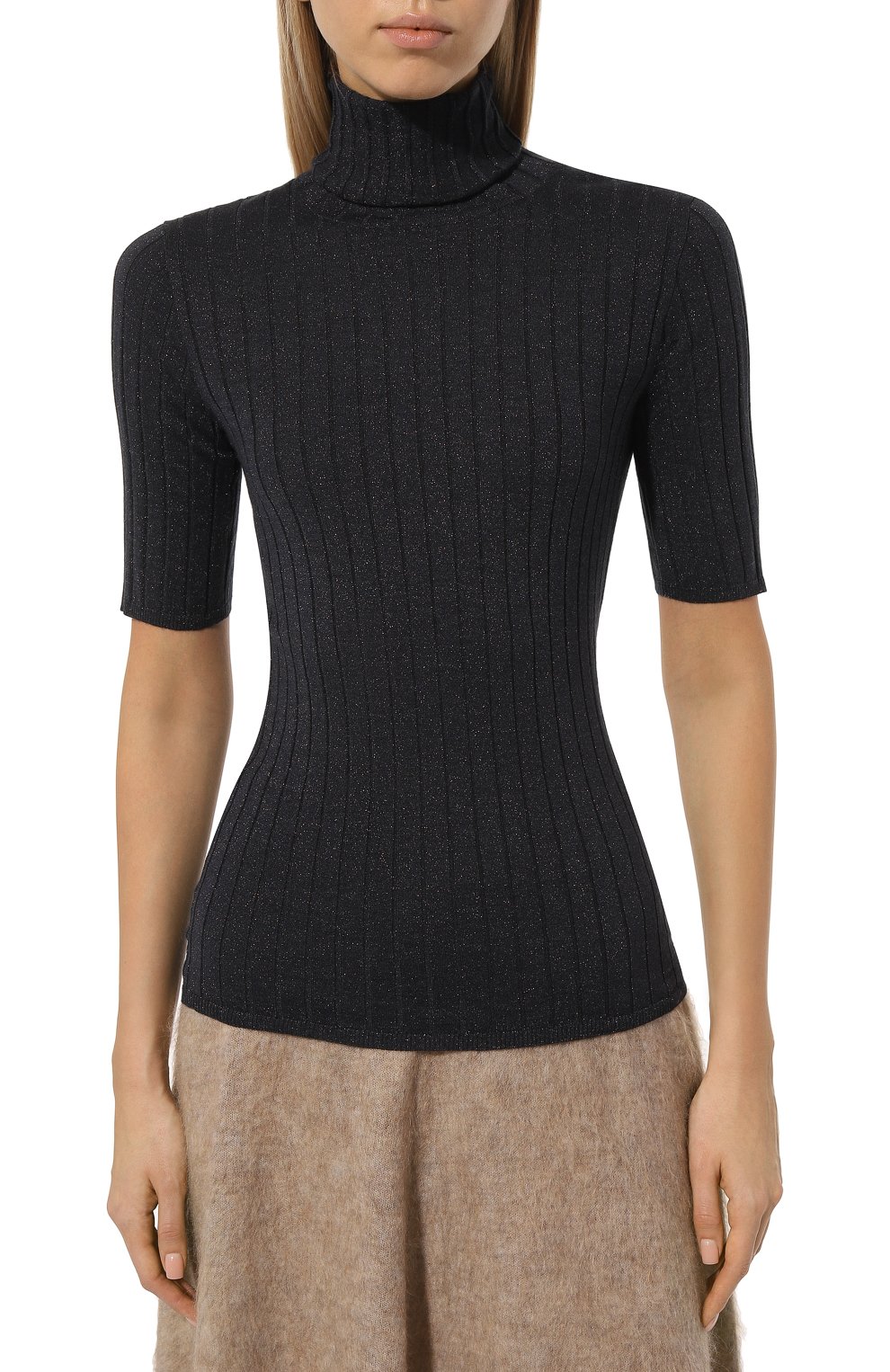 Водолазка из кашемира и шелка BRUNELLO CUCINELLI, арт. M41862203, фото 3