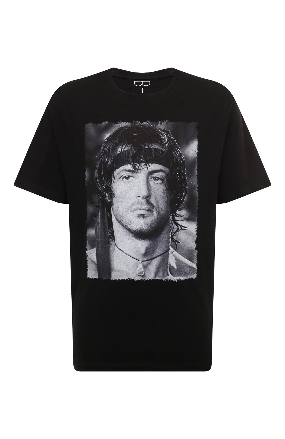 Хлопковая футболка BISIBIGLIO, арт. RAMB0 FACE, фото 1