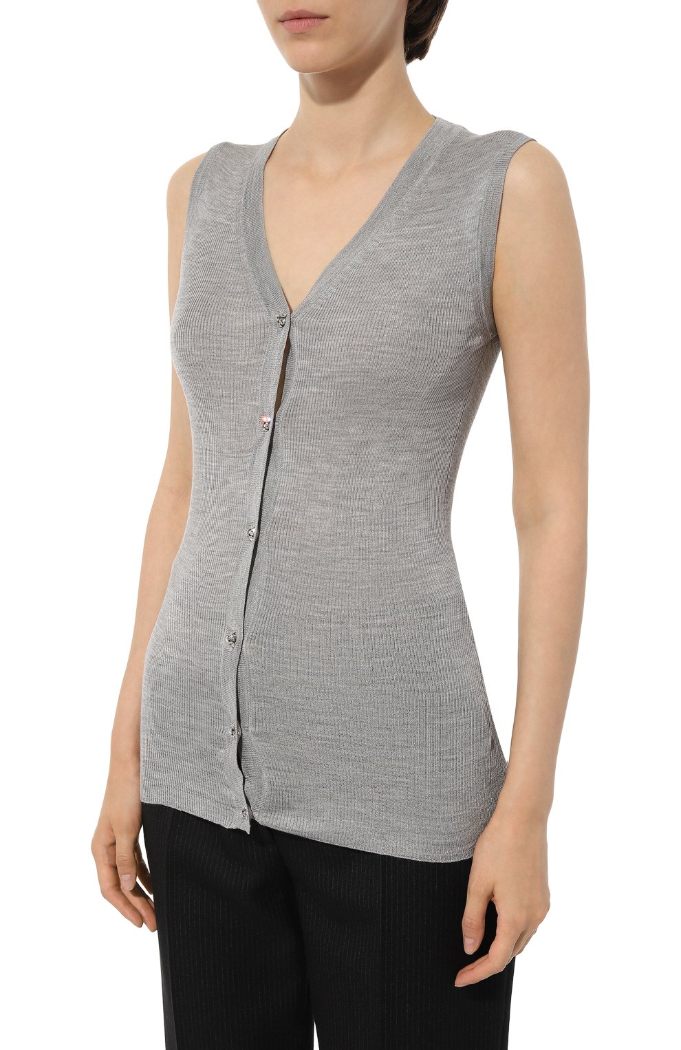 Шелковый жилет PRADA, арт. P29971-1Y82-F0031-212, фото 3