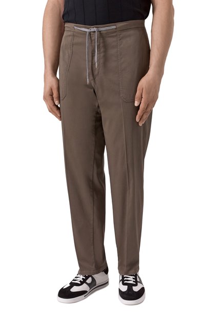 Брюки из хлопка и шелка MARCO PESCAROLO, арт. BAIA/5109, фото 3