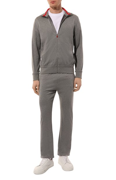 Мужской спортивный костюм из хлопка и шелка KITON, арт. UMJ001501