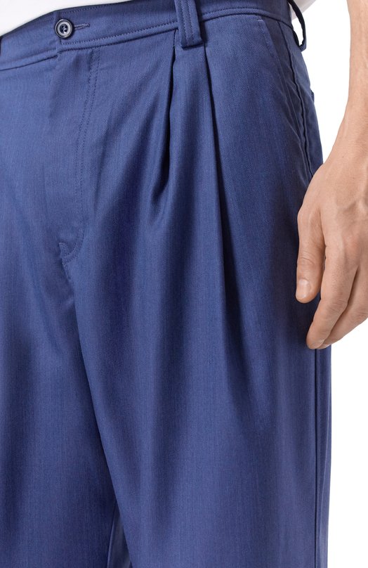 Кашемировые брюки MVST M25.1PM.T004-59/2453/54/1 822 Синий  M25.1PM.T004-59/2453/54/1 822 Фото 5