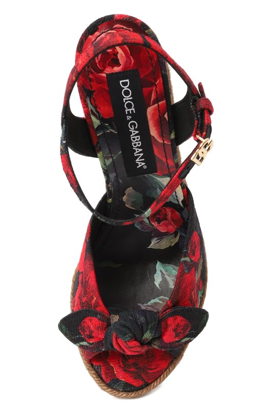 Текстильные босоножки Lolita 85 Dolce & Gabbana CZ0320/A6514 Разноцветный  CZ0320/A6514 Фото 6