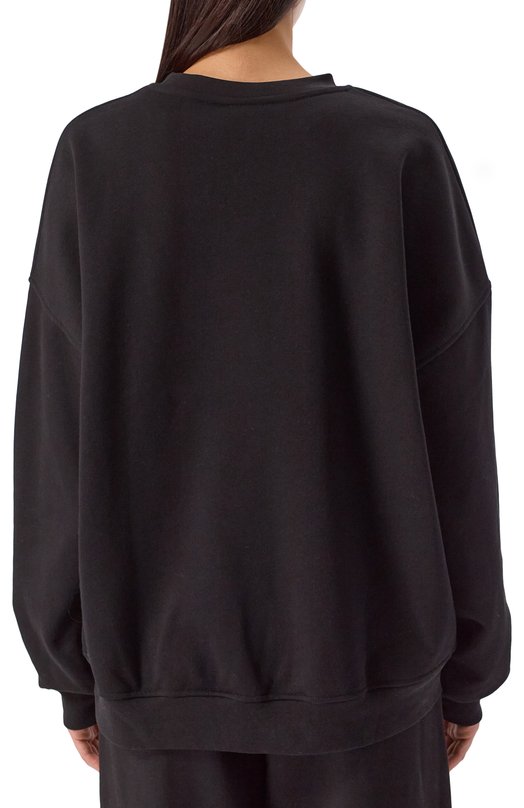Хлопковый свитшот Comme des Fuckdown CFABW01370 Чёрный  CFABW01370 Фото 4