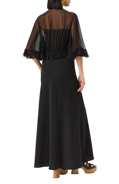 Шелковое платье CHLOÉ, арт. CHC25SR026355, фото 4