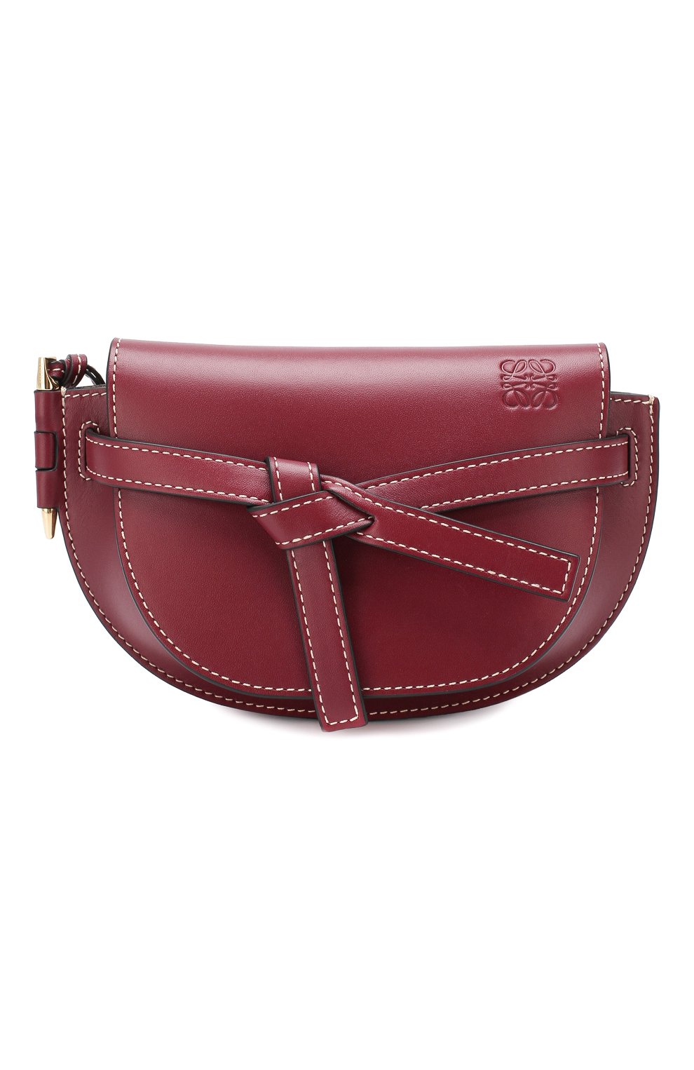 Поясная сумка gate mini LOEWE бордового цвета по цене 142000 руб., арт. 321.54.Z58, фото 1 Поясная сумка gate mini LOEWE, арт. 321.54.Z58, фото 1
