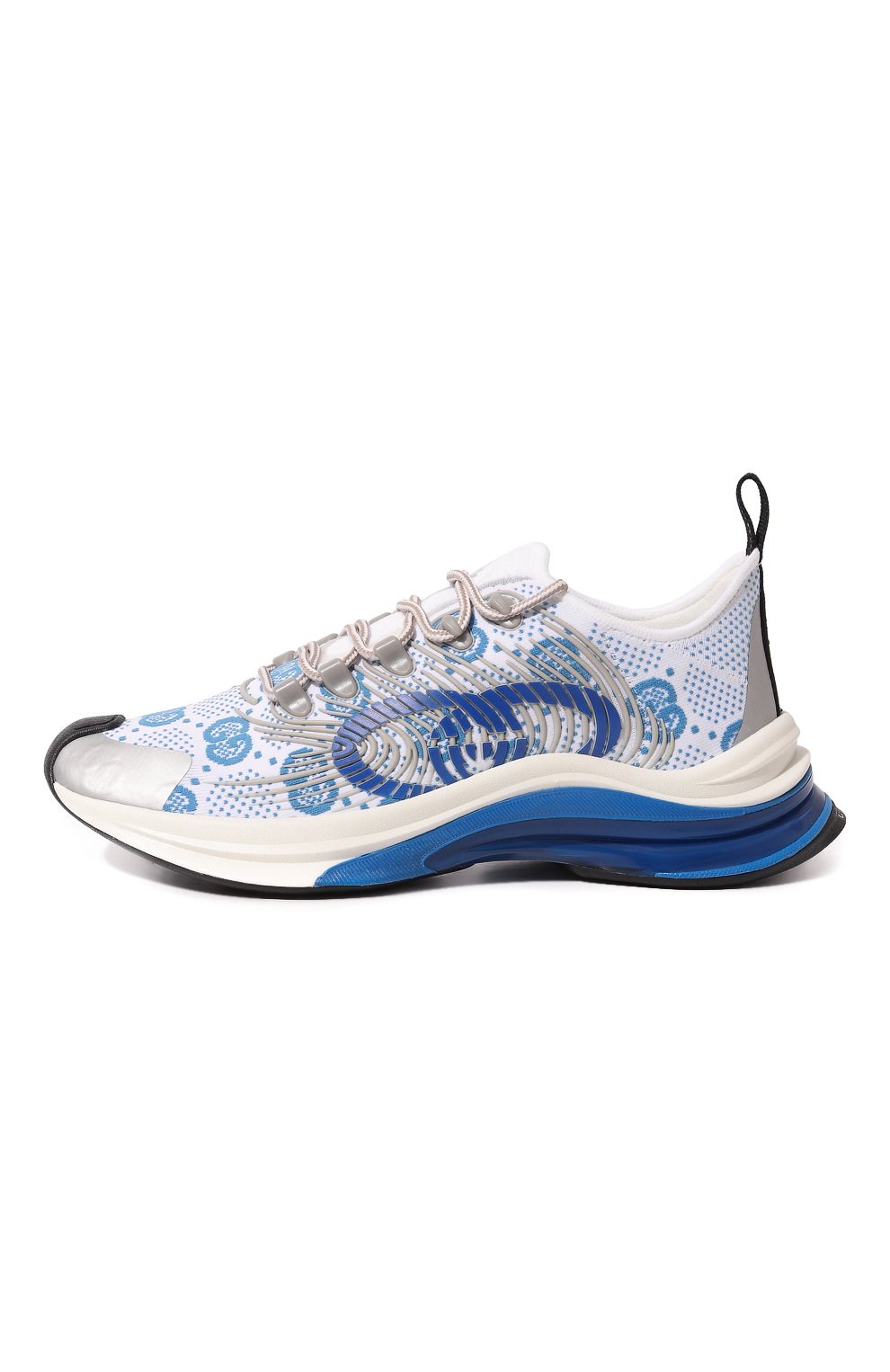 Текстильные кроссовки gucci run GUCCI, арт. 680903 USN10, фото 4