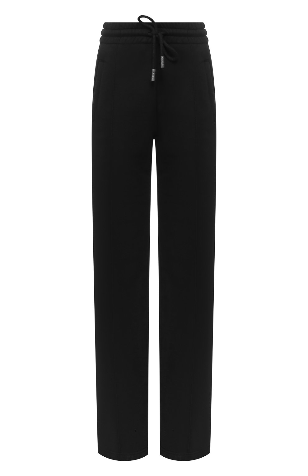 Хлопковые брюки OFF-WHITE черного цвета по цене 56650 руб., арт. 0WCH005R20F301291010, фото 1 Хлопковые брюки OFF-WHITE, арт. 0WCH005R20F301291010, фото 1