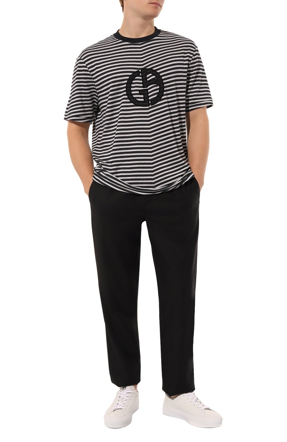 Футболка из вискозы GIORGIO ARMANI, арт. GM000244/TE11583, фото 2