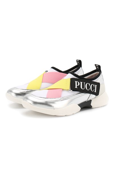 Кроссовки с застежками велькро EMILIO PUCCI, арт. 9K0326/KX260, фото 1
