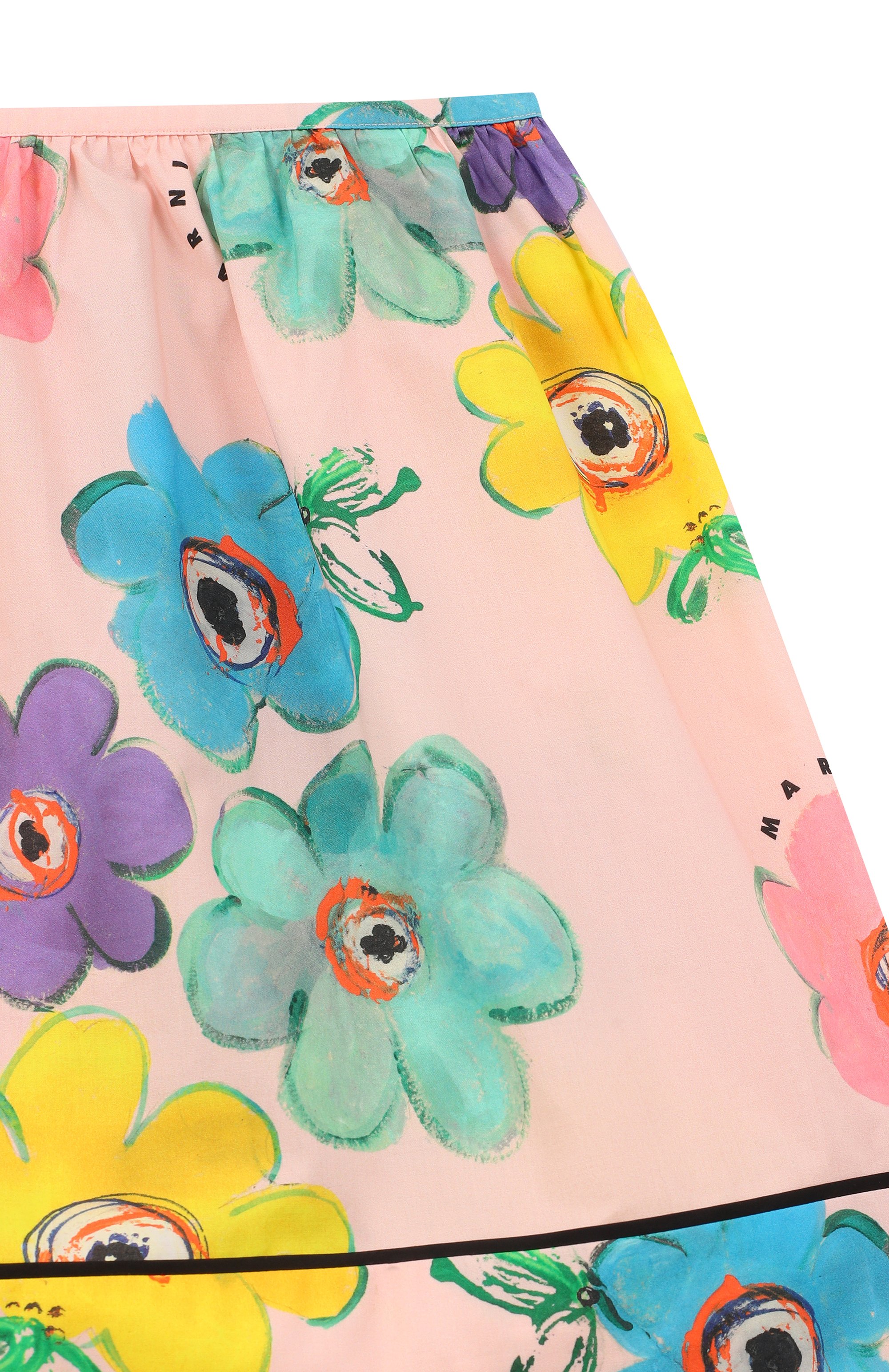 Хлопковая юбка MARNI, арт. M01670/M00WC, фото 3