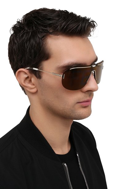 Солнцезащитные очки FENDI коричневого цвета по цене 38000 руб., арт. M0098 3YG, фото 3 Солнцезащитные очки FENDI, арт. M0098 3YG, фото 3