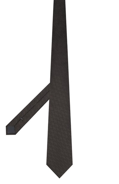 Шелковый галстук ZEGNA черного цвета по цене 18950 руб., арт. Z8D90/1XW, фото 2 Шелковый галстук ZEGNA, арт. Z8D90/1XW, фото 2