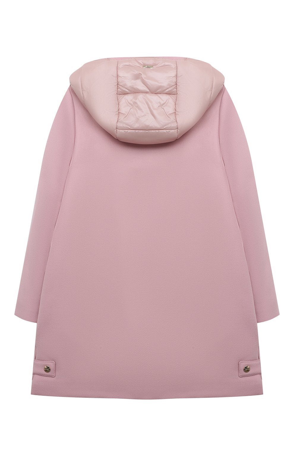 Шерстяное пальто HERNO розового цвета по цене 56800 руб., арт. GC000049G/33344/4A-8A, фото 2 Шерстяное пальто HERNO, арт. GC000049G/33344/4A-8A, фото 2