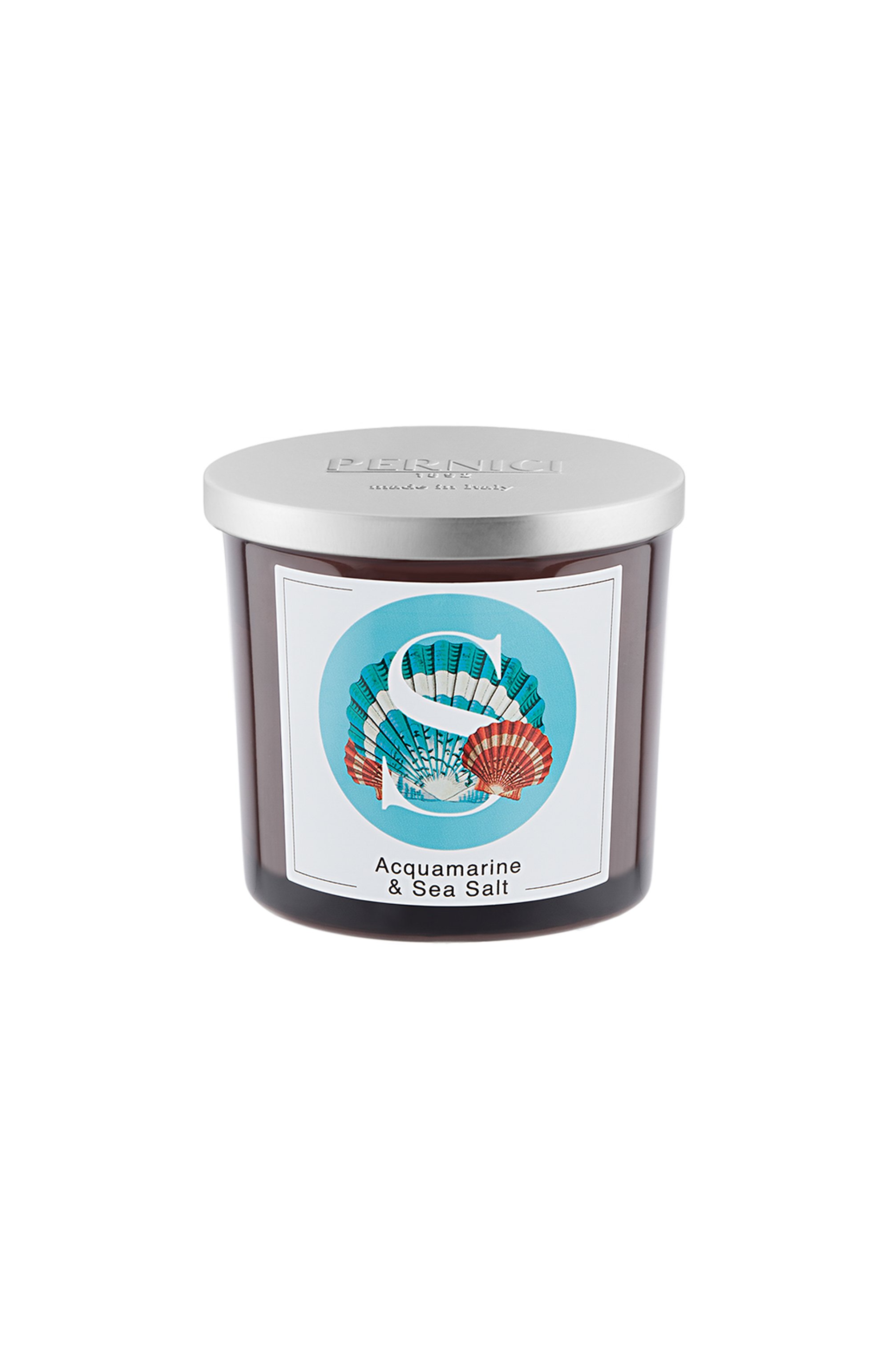 Свеча acquamarine & sea salt (200g) PERNICI, арт. 8001962074919, фото 1
