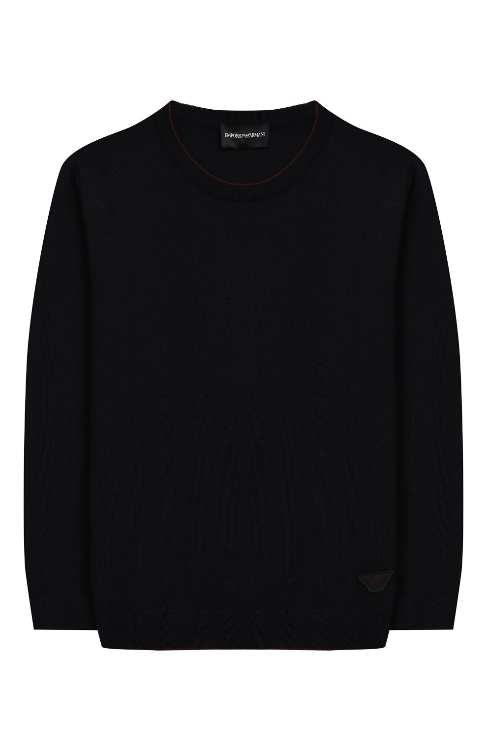 Пуловер EMPORIO ARMANI синего цвета по цене 13500 руб., арт. 6G4M53/4M0MZ, фото 1 Пуловер EMPORIO ARMANI, арт. 6G4M53/4M0MZ, фото 1