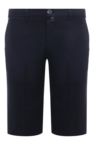 Мужские хлопковые шорты KITON, арт. UFBLACK0600D