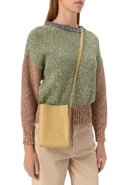 Сумка museo MARNI желтого цвета по цене 95050 руб., арт. SBMP0084U3/P6533, фото 2 Сумка museo MARNI, арт. SBMP0084U3/P6533, фото 2