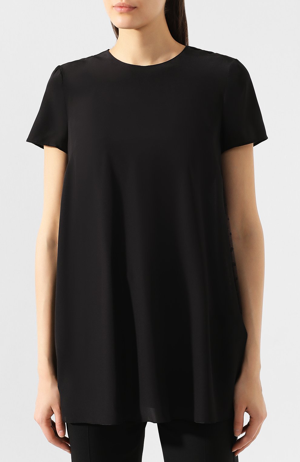 Шелковая футболка REDVALENTINO, арт. SR0AAA70/4JD, фото 3