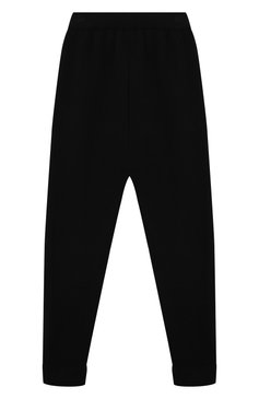 Детская комплект из пуловера и брюк WOOL AND COTTON черного цвета, арт. KRUFP-003 | Фото 5 (Драгоценные камни: Проставлено; Рукава: Длинные; Материал внешний: Шерсть; Материал сплава: Проставлено; Девочки Кросс-КТ: Костюмы-спорт; Ростовка одежда: 6 лет | 116 см)