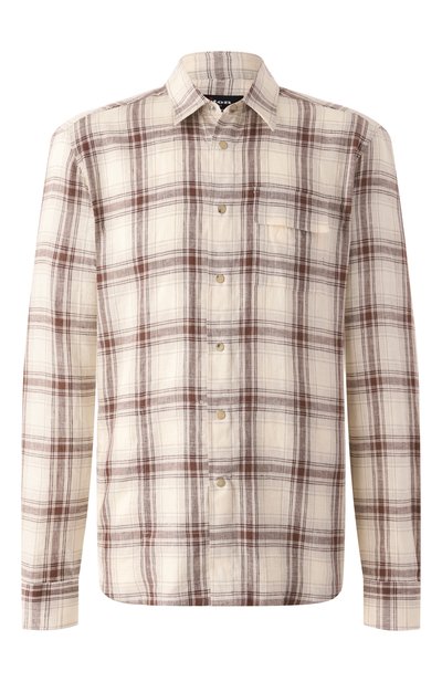 Мужская льняная рубашка KITON, арт. UMCBUBAH0926606
