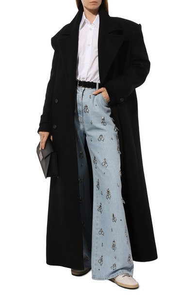 Кожаные кеды ball star GOLDEN GOOSE DELUXE BRAND белого цвета по цене 57950 руб., арт. GWF00117.F000783, фото 2 Кожаные кеды ball star GOLDEN GOOSE DELUXE BRAND, арт. GWF00117.F000783, фото 2